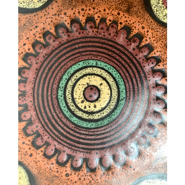 Vintage German Ceramic Wall Plate from Keramik Manufaktur Kupfermühle, 1970s For Sale - Image 6 of 14