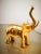 Vintage Gold Brass Elephant For Sale - Image 12 of 12
