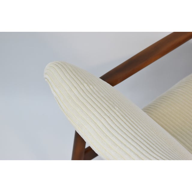 Vintage Armchair in Beige Cord by E. Homa, 1960s For Sale - Image 14 of 18
