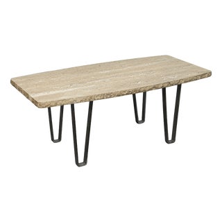 Travertine Coffee Table, Italy, 1970s For Sale