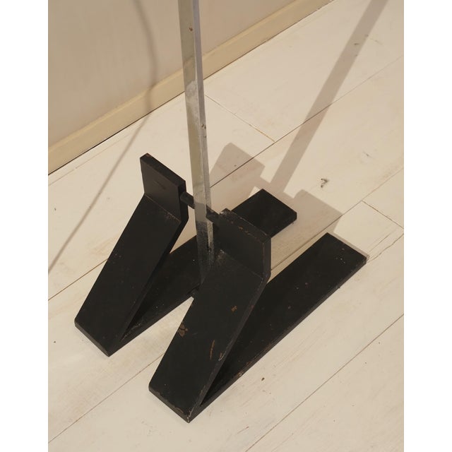 1970s Italian Chrome Compass Floor Lamp, 1970s For Sale - Image 5 of 10