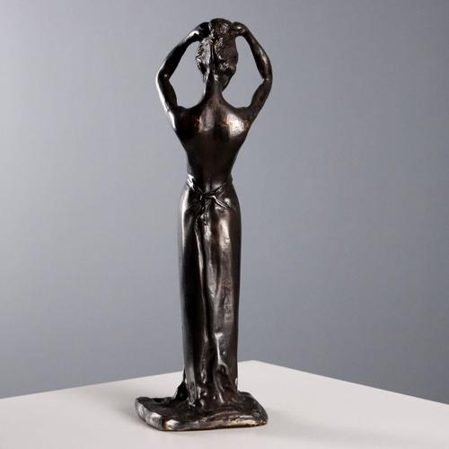 Bronze Girl Figurine by Paul Troubetzkoy For Sale - Image 5 of 9