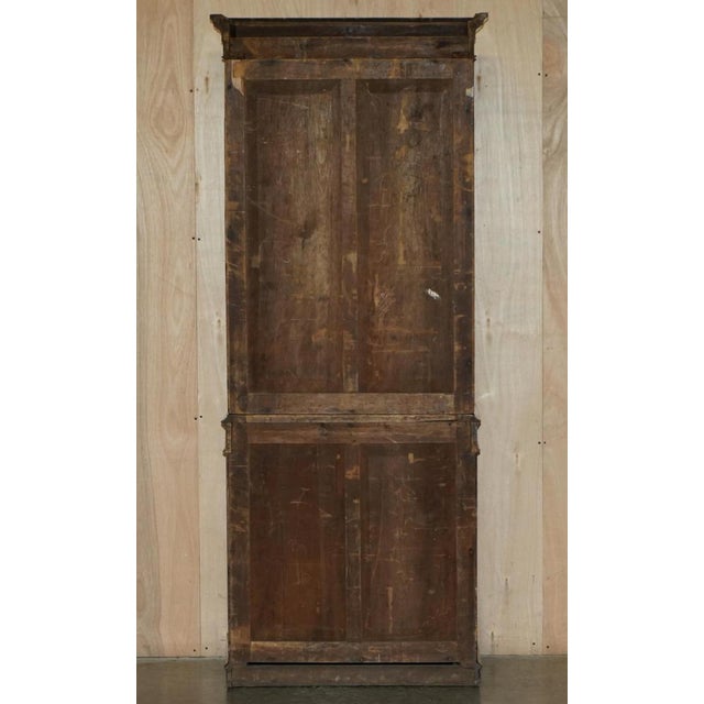 Antique Victorian Oak Cupboard, 1840s For Sale - Image 16 of 18