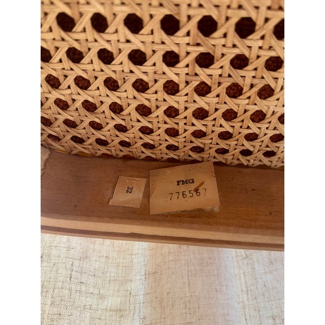 Set of Four Iconic Cane Bentwood Chairs Designed by Josef Hoffmann, Model No. 811, and Produced by Fmg, Circa 1960s. For Sale - Image 12 of 12