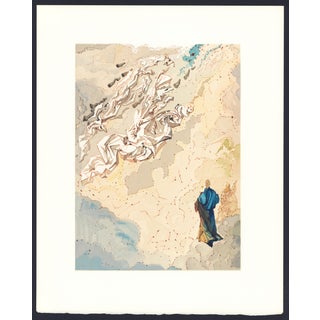 1963 Dalí Divine Comedy Engraving Paradis Chant 20 "Constellation Des Esprits Bénis" (Constellation of Blessed Spirits) For Sale