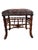 Chinoiserie Vintage Faux Bamboo Stool in Ralph Lauren "Hunting Manor Paisley" Fabric For Sale - Image 3 of 17