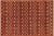 Modern Balochi Red/Blue Wool Rug - 3'3''x5'0'' For Sale - Image 10 of 11