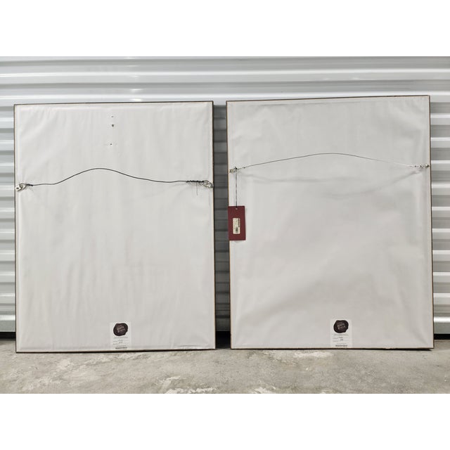 Lillian August "Shadow Strand" Abstract Lithograghs by Bailey -a Pair For Sale - Image 10 of 12