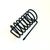 A wonderful vintage metal coil letter holder. Matte black finish to the metal. Perfect for using as a paper or mail...