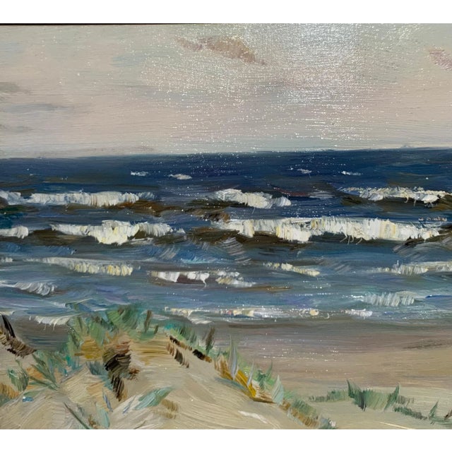 1980s Boris Lavrenko, Beach on the Ocean, 1982 For Sale - Image 5 of 7