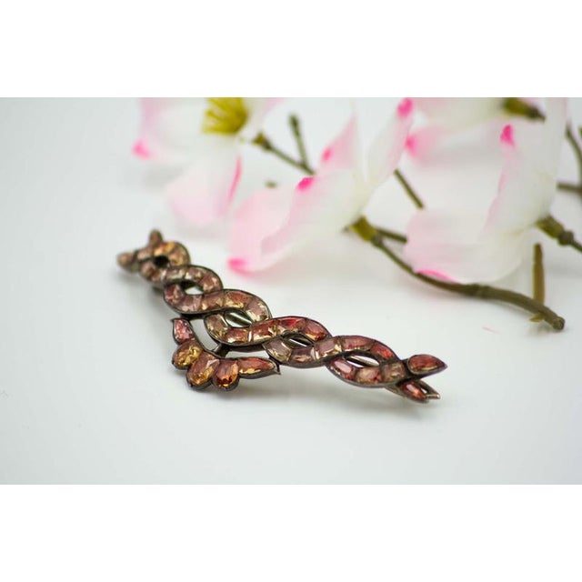Hair Clip in Silver with Minas Novas Design For Sale - Image 3 of 5