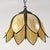 Mid-Century Modern Vintage Tulip Pendant Light Cream Slag Glass 12" For Sale - Image 3 of 14
