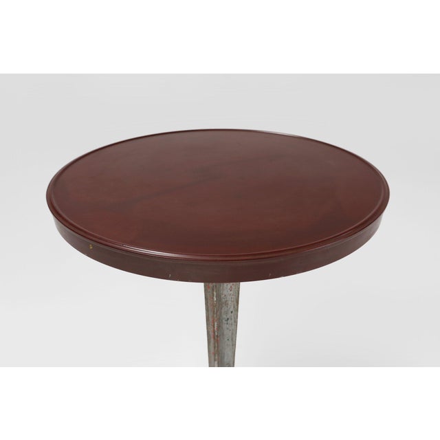 1930s Bistro Table with Bakelite Top by Louis Vuitton for Rex, France, 1930s For Sale - Image 5 of 15