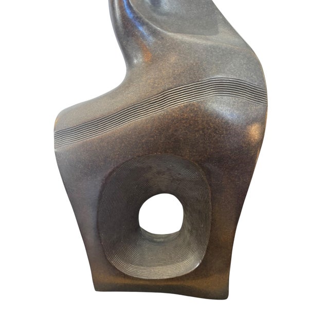 Original Abstract Bronze Sculpture For Sale - Image 4 of 5