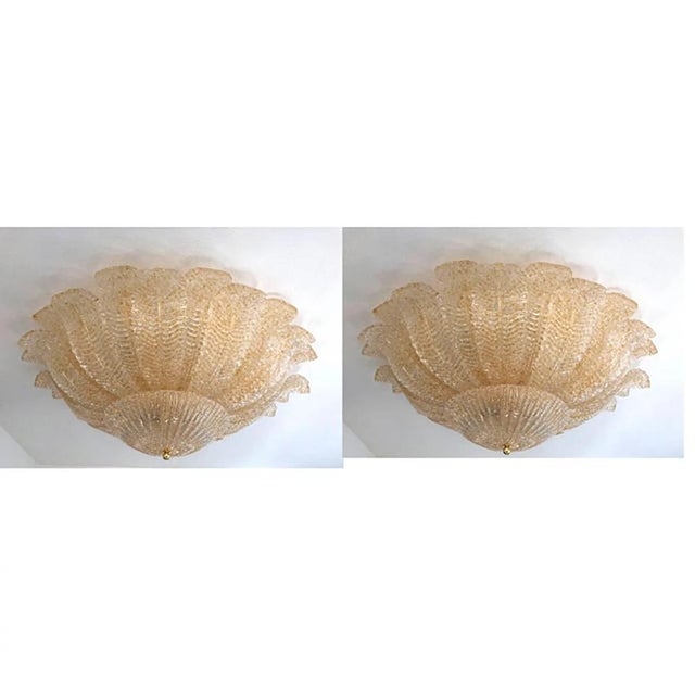 Tan Murano Style Glass Sputnik Flush Mounts from Simoeng For Sale - Image 8 of 10