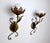 1960s Floral Sconces by Ferro Arte, Spain, 1960s, Set of 2 For Sale - Image 5 of 9