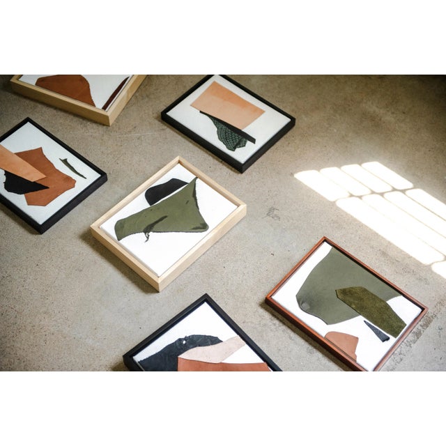 This minimal yet striking artwork is 12 x 9 inches. The frame is included and makes the piece 10 x 13 inches. Hanging...