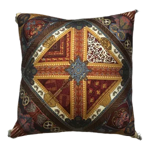 Hermes Sur Un Tapis Volant Vintage Silk Scarf Pillow