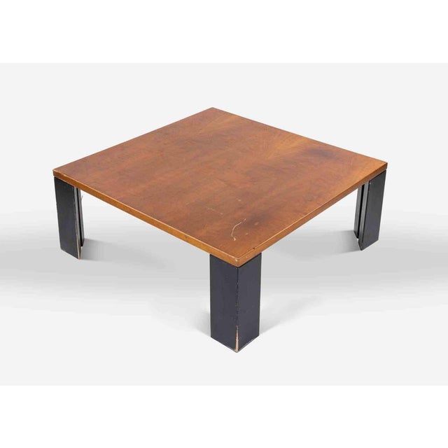 Coffee Table by Gastone Rinaldi for Thema, Italy, in 1970s. Wood and lacquered metal. Good condition. This piece is...