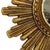 Small Sunburst Mirror in Gold, 1960s For Sale - Image 10 of 15