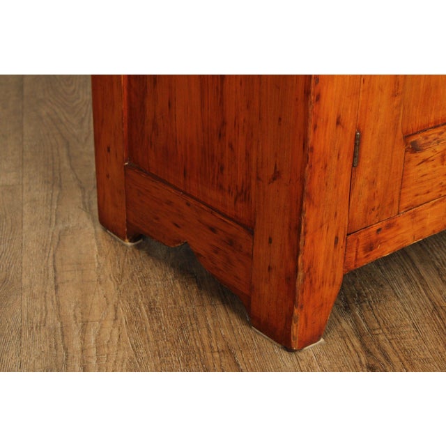 Brown Antique Pine Jelly Cupboard Cabinet For Sale - Image 8 of 18