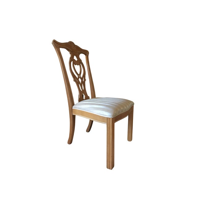 Late 20th Century Chippendale Carved Dining Room Chairs- A Set of 6 For Sale - Image 5 of 9