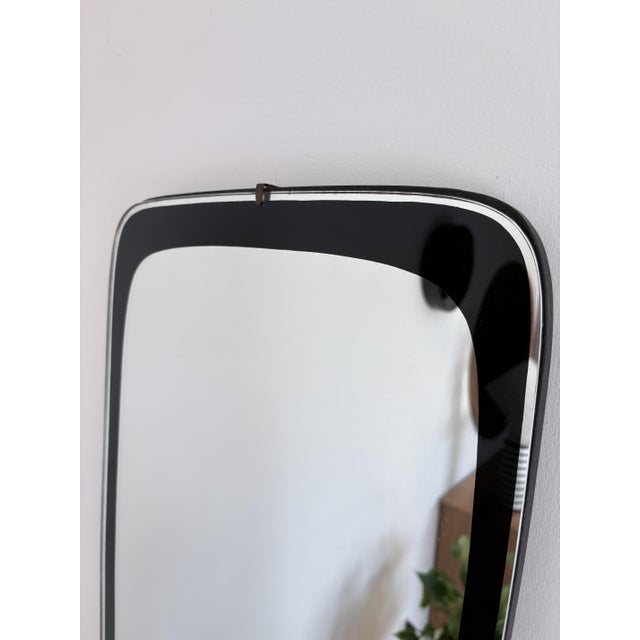 Large Asymmetrical Crystal Mirror, 1960s For Sale - Image 6 of 13