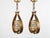 Elevate your space with this rare and captivating pair of mid-century lantern pendant lights, handcrafted in Spain circa...