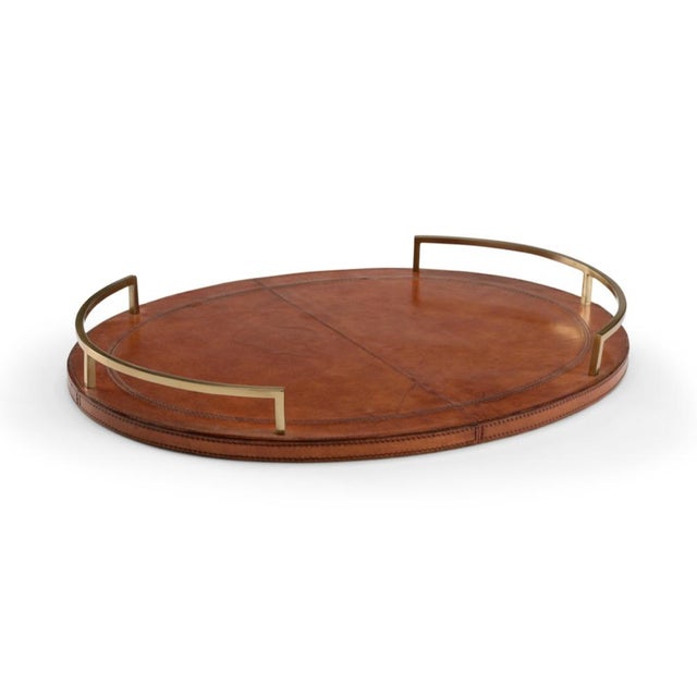 Wildwood Wildwood Metzler Tray - Cognac For Sale - Image 4 of 4