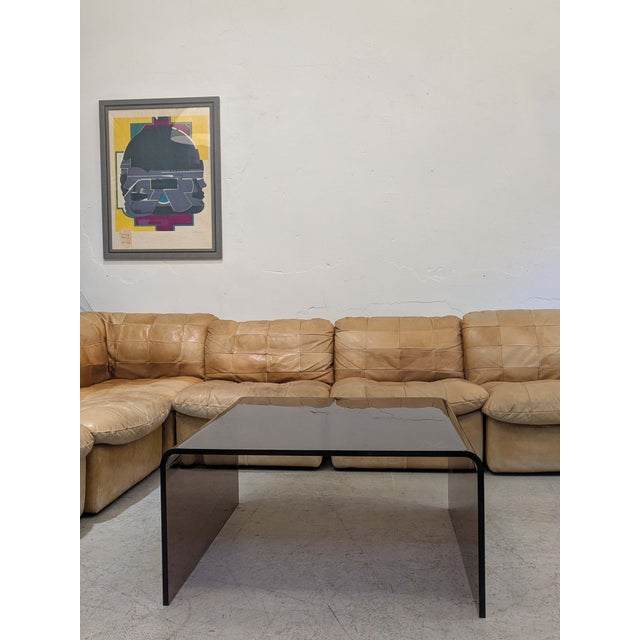 Square Smoked Glass Coffee Table, 1970s For Sale - Image 10 of 11