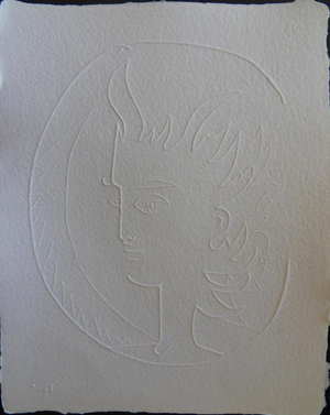 Jean Cocteau, Le diable, Etching
