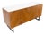 Walnut 4 Doors Credenza Marble Carrara Top Bracket Leg Mint For Sale