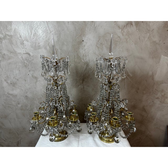 Antique Louis XVI Girandoles, 1890, Set of 2 For Sale - Image 17 of 18