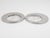 1970s Willy Rizzo Style Ice Effect Lucite and Chrome Coasters, 9 pieces For Sale - Image 10 of 13