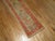 Early 20th Century Sage Green Narrow Antique Oushak Runner For Sale - Image 5 of 5