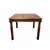 Mid-Century Modern 1990s Transitional Solid Wood Square Dining Table For Sale - Image 3 of 4