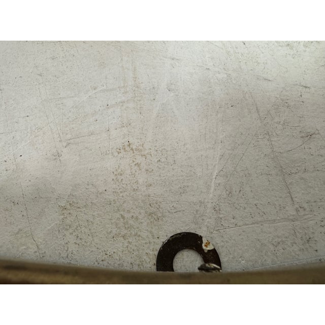 Vintage Italian Brass Wall Mirror, 1950s For Sale - Image 10 of 12