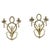 Pair of French Louis XV Laurel Wreath Bronze Double Candle Electric Wall Sconces C1900 For Sale - Image 4 of 12