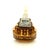 1980s Italian 18k Gold Citrine & Baguette Diamond Architectural Cocktail Ring, Size 6 For Sale - Image 12 of 15