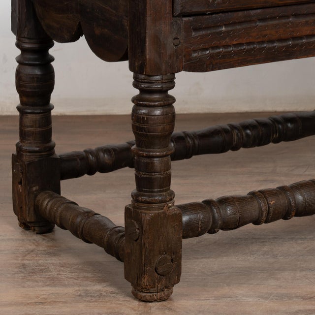 17th Century Console Table With Two Carved Drawers, Portugal For Sale - Image 11 of 18