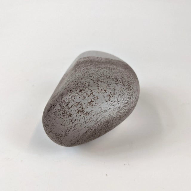 Glass Late 20th Century Translucent Glass Form For Sale - Image 7 of 9