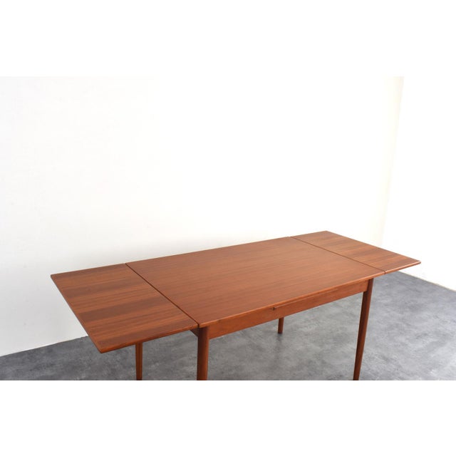 Mid-Century Modern Danish Extendable Dining Table in Teak, 1960s For Sale - Image 15 of 16