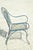 Mid 20th Century Wrought Iron Pierced Rose Garden Patio Dining Chair For Sale - Image 12 of 12