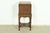English Berkey & Gay Style Antique English Tudor Carved Walnut Smoker's Stand, Circa 1920s For Sale - Image 3 of 12