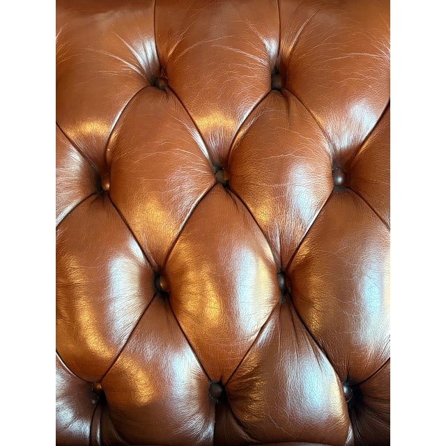Hancock & Moore Hancock & Moore Brown Washington Tufted Leather Chairs For Sale - Image 4 of 5