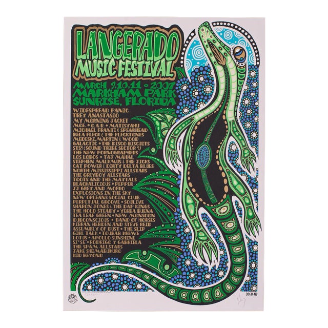 2007 American Decorative Festival Art Poster, Artist Signed For Sale