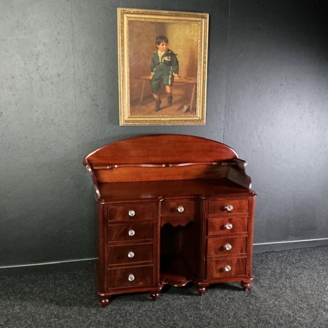Antique Victorian Mahogany Chest, 1870 For Sale - Image 4 of 5