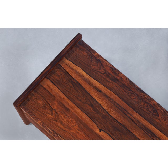 1960s Danish Modern Brazilian Rosewood Credenza For Sale - Image 13 of 14