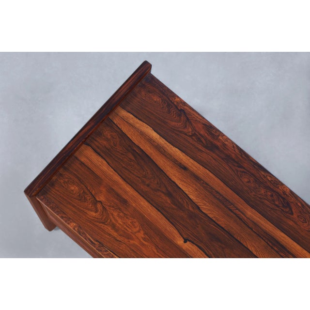 Mid-Century Modern Brazilian Rosewood Credenza, 1960s For Sale - Image 13 of 14