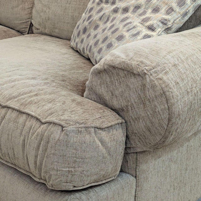 Textile Ethan Allen Traditional 3-Seat Sofa For Sale - Image 7 of 10